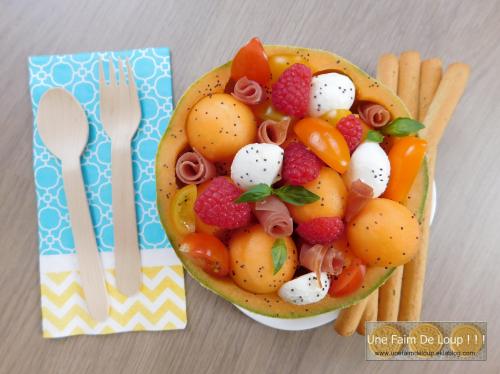 Salade de melon sucrée / salée