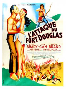 L'ATTAQUE DE FORT DOUGLAS BOX OFFICE FRANCE 1957