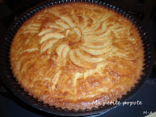 Tarte aux pommes minute