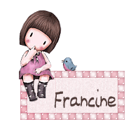 706 - fille assise - signature, gif animé, blinkie
