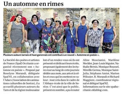 ECHOS DU 10 SEPTEMBRE
