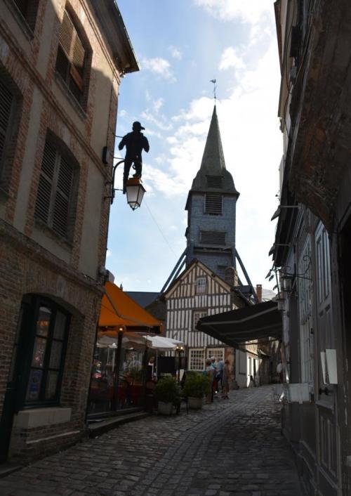 Le clocher de l'église Sainte-Catherine à Honfleur