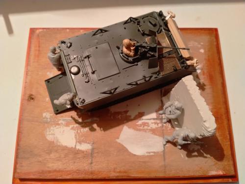 Diorama au 1/35 : sauvetage de VIP en Irak