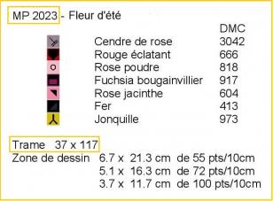 Nouveau... Grille et MP 2023 ! Fleur d'été