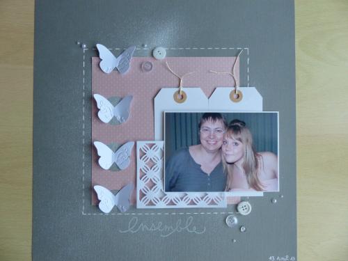 Combo gris - rose ... 