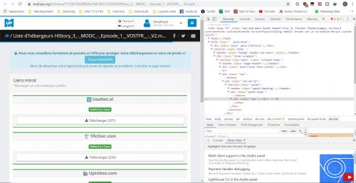 Tutoriel - Récupérer les liens des vidéos directement sur multiorg.
