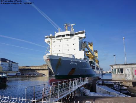 Saint Nazaire départ du navire REGINE