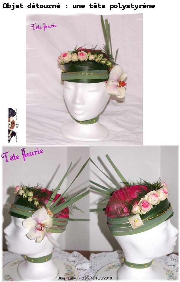 Objets détournés dans mes compositions florales (1/2)