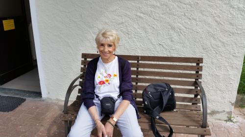 Jacqueline et les lacs Italiens 2015