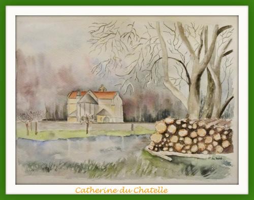 Aquarelles à Villiers le Duc...