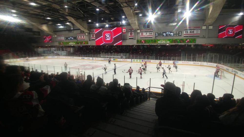 Kingston Frontenacs versus Ottawa 67's at TD Place on February 14th 2024