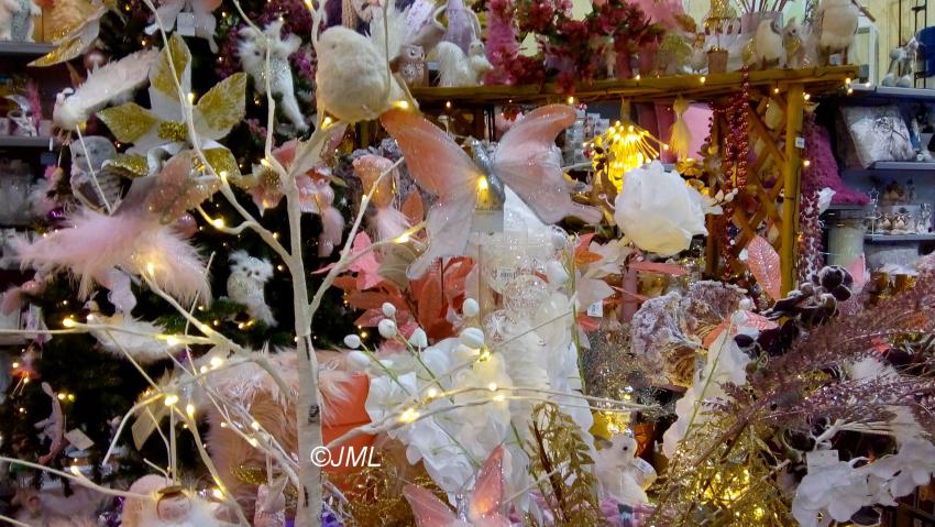Décorations dans les jardineries pour Noël