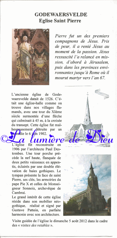 Godewaersvelde, église saint Pierre