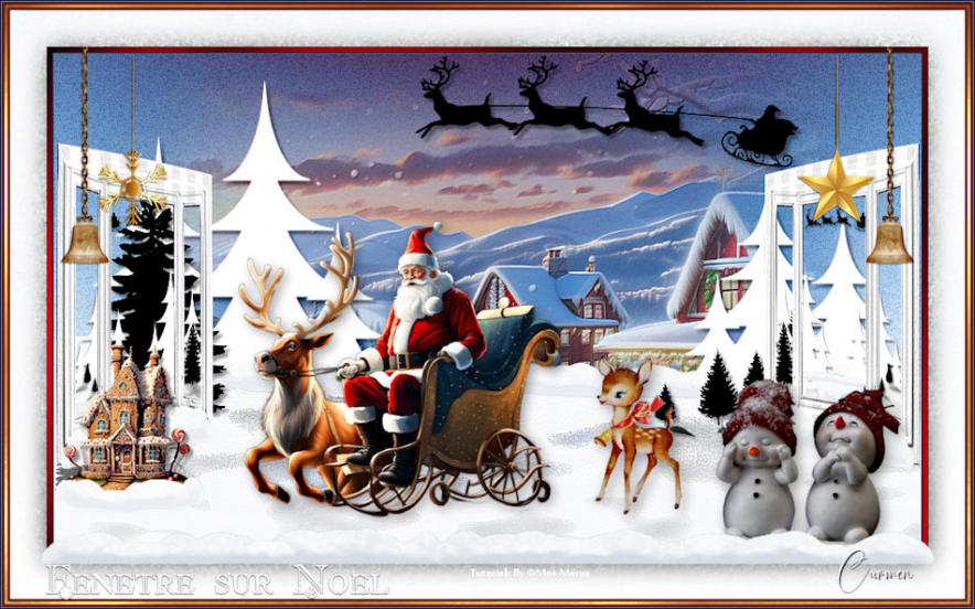Fenêtre sur noël
