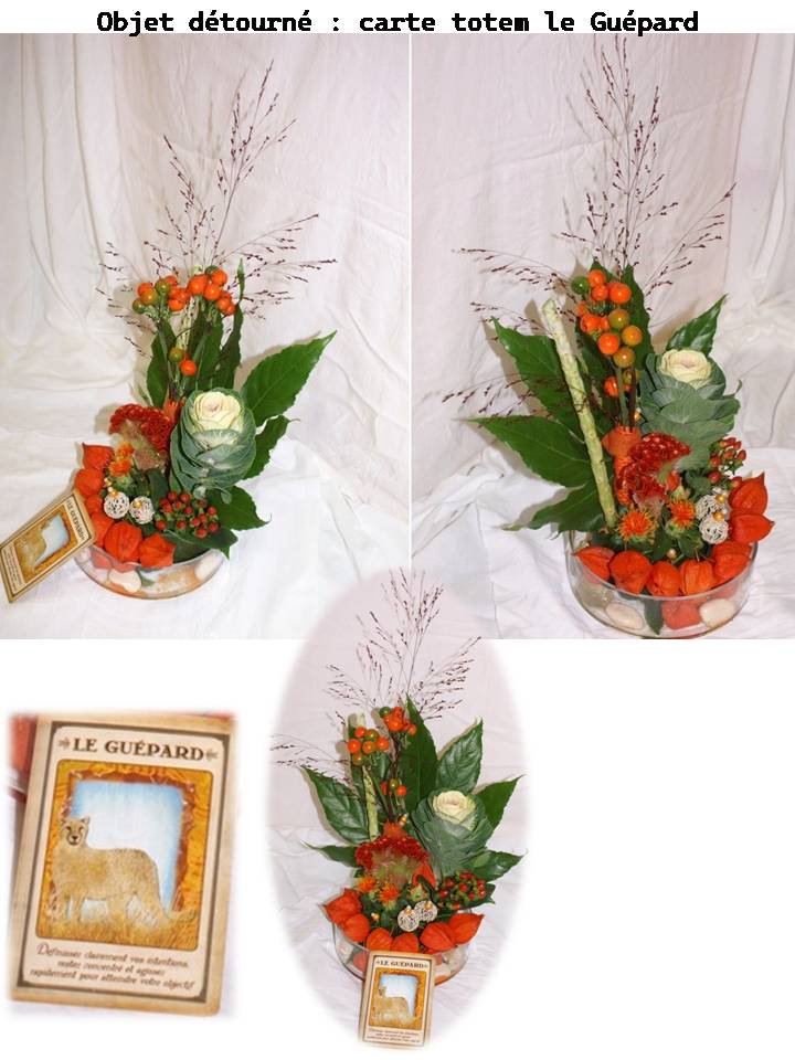 Objets détournés dans mes compositions florales (3/3)