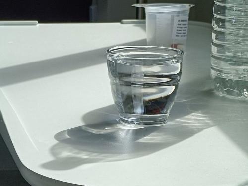 Le verre d'eau...