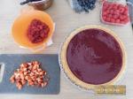 Financier fruits rouges & ganache chocolat blanc