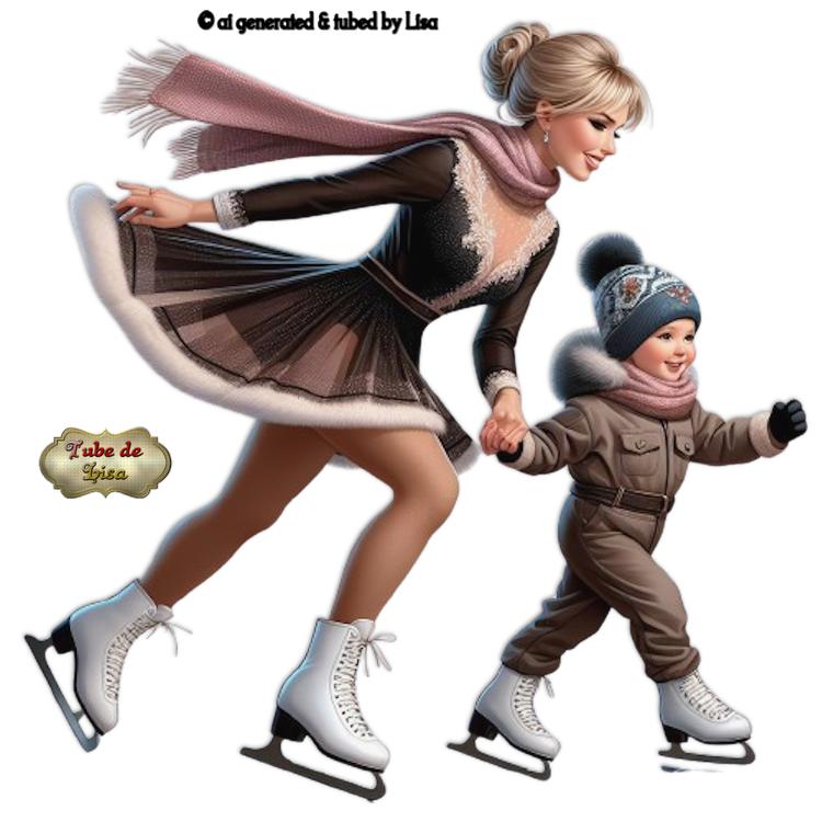 Maman est patineuse Professionnelle 1