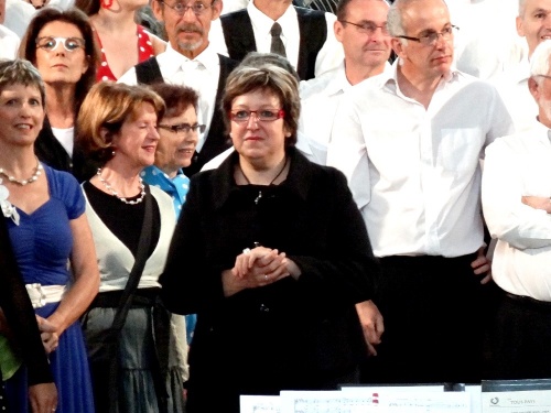La chorale dijonnaise Souliko, en représentation dans l'église d'Aignay le Duc
