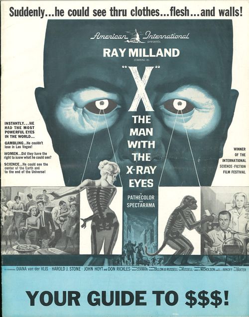 THE MAN WITH THE X RAY EYES BOX OFFICE USA 1963