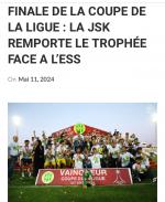 JSK Vaiqneur de la Coupe de la LIgue Catégorie Réserve saison 2023-2024