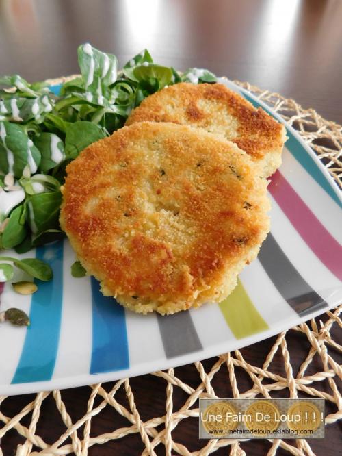 Croquettes de pommes de terre au cheddar et jambon cru