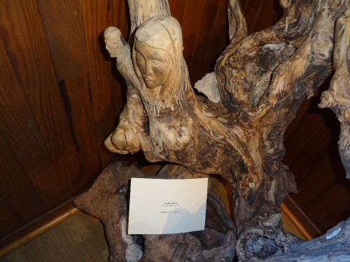 L'exposition "au détour des arbres" organisée par ARCE à Recey sur Ource..