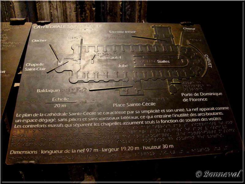 La Cathédrale Sainte-Cécile plan de la  cathédrale