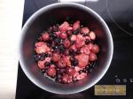 Financier fruits rouges & ganache chocolat blanc