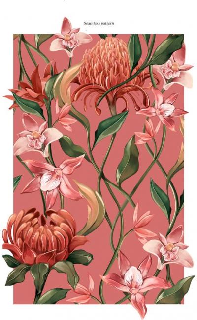 Fonds fleurs