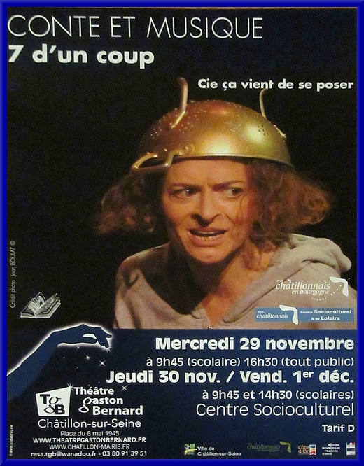 "7 d'un coup" par la Compagnie ça vient de se poser au Centre Socio-Culturel de Châtillon sur Seine