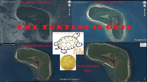île au trésor du capitaine William Kidd, après 3 années, date de la découverte de l'île aux 20 TURTLES, novembre 2014. (Albert Fagioli)