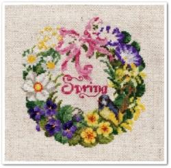 "Spring Wreath" 6