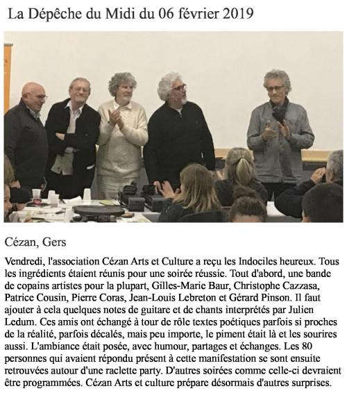CEZAN LE 25 JANVIER