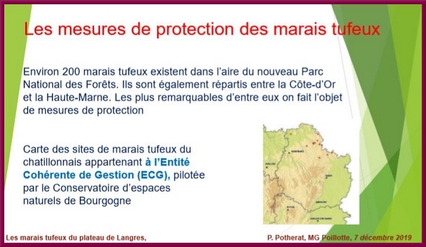 "Les marais tufeux du Plateau de Langres", une conférence proposée par la Société Mycologique du Châtillonnais