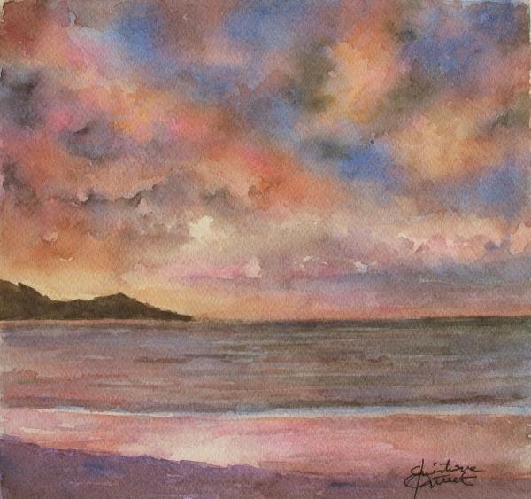 Aquarelles de : Christiane Prévost