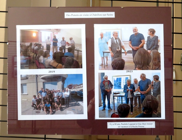 Une exposition photographique, réalisée par les Amis du Châtillonnais, a rappelé l'amitié  qui unit la Ville du Puy et Châtillon-sur-Seine