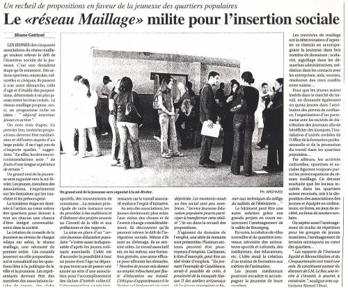 Réseaux Maillge sont les défenseurs de l'intégration sociale