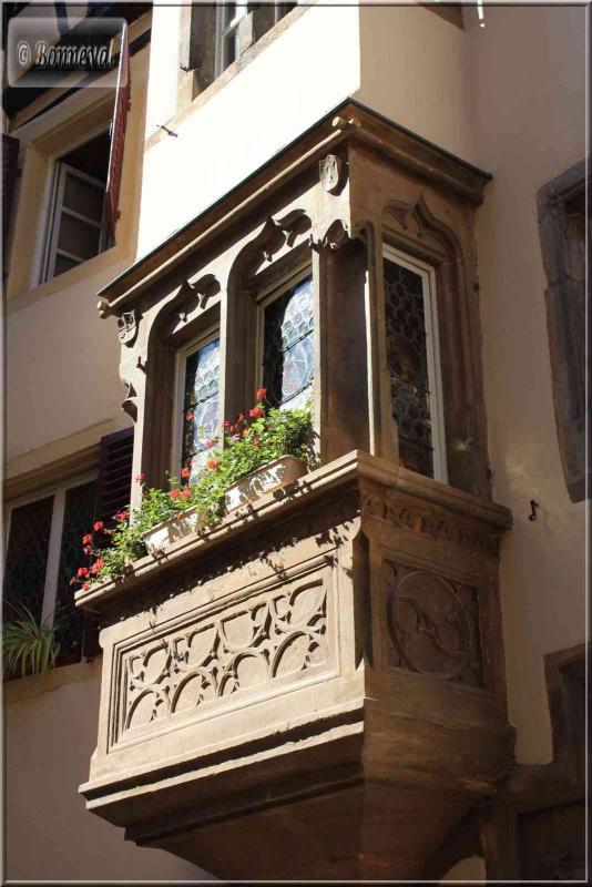 Alsace Haut-Rhin Colmar Maison Schongauer oriel