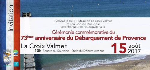 * 77e anniversaire du Débarquement et des Libérations de la DFL en Provence : la Délégation de la Fondation de la France Libre du Var communique le programme 