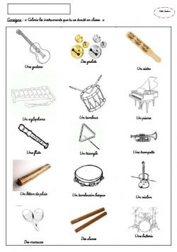 Projet « En avant la musique » - Petite Section