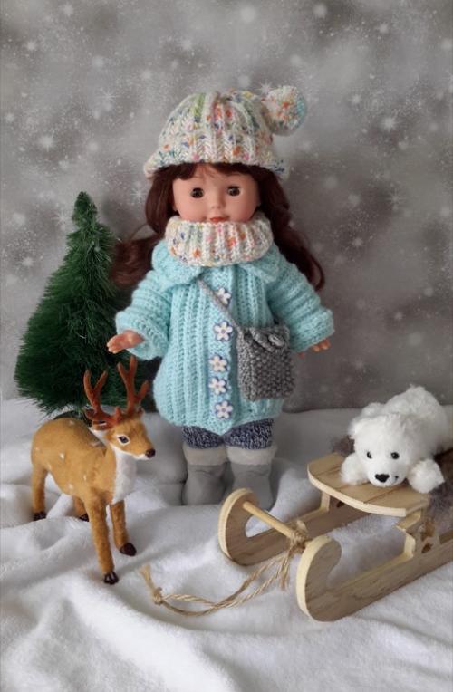 Kheira a réalisé l'ensemble hiver