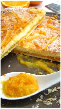 TARTE À L'ORANGE ET À LA RICOTTA