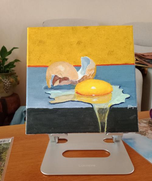 Quelques peintures : Citronnier,garçonnet ,la Provence,presqu'une île,