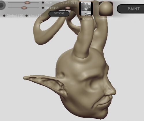 • Essai de sculpture 3D