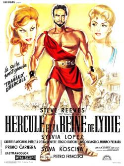 HERCULE ET LA REINE DE LYDIE BOX OFFICE FRANCE 1959 AFFICHE DE GILBERT ALLARD
