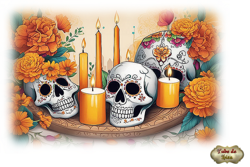 Halloween sugar skull 23