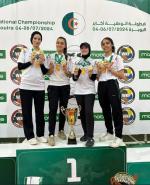 OUDIRA Chaima MCA 2024 Champione d'Algérie par équipes Kumité Senior