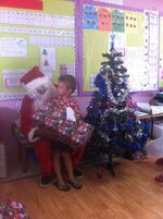 Le Père Noël est passé dans notre classe!!!!!
