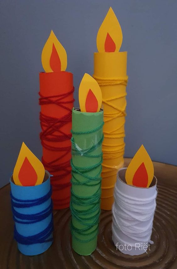 Idée Pinterest : avec des rouleaux de papier WC vides